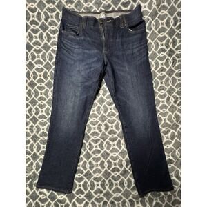Lee Jeans Straight Fit Size 33x30 Dark Blue Denim 5-Pocket